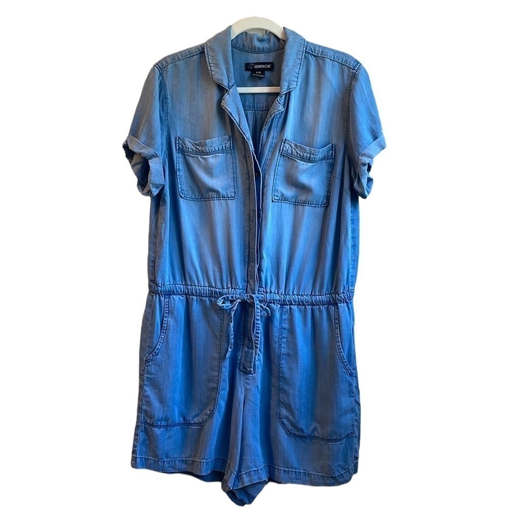Jordache Blue Denim Jumpsuit